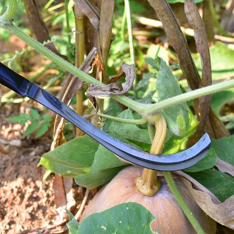 Clearing Sickle Weeding Sickle Heavy Carbon Steel Grass Sickle 3