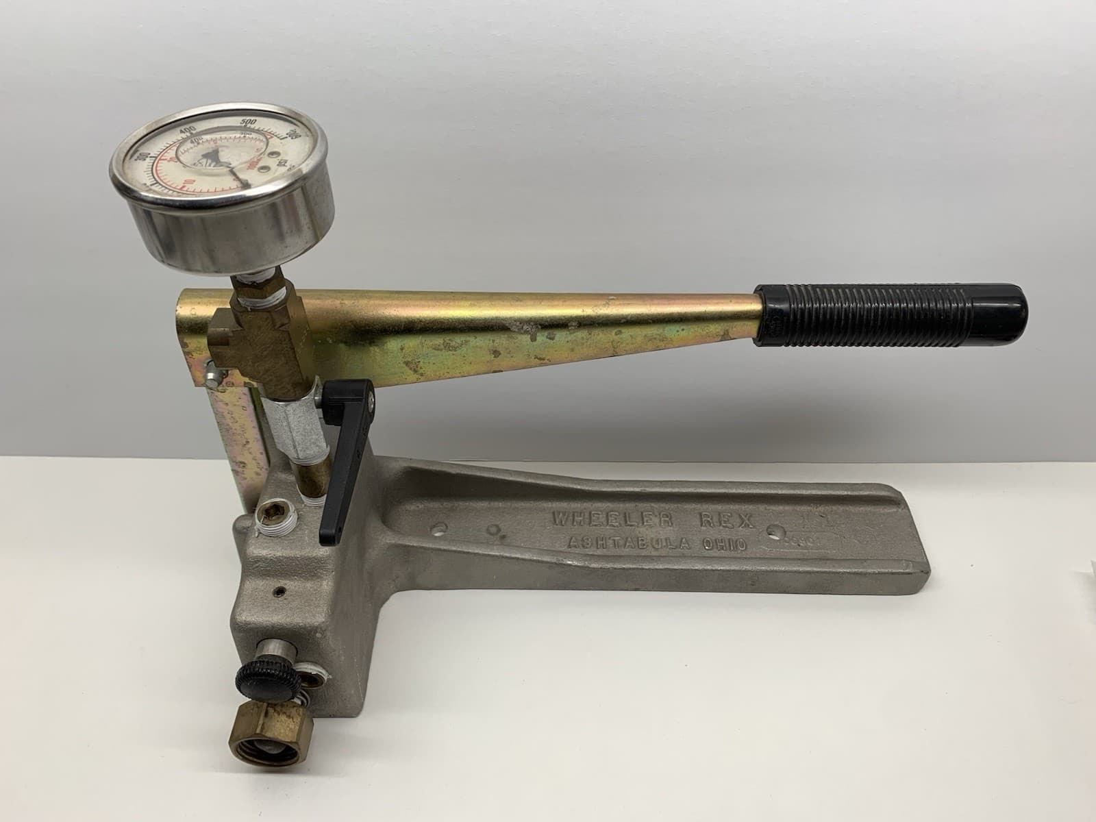 Wheeler Rex 700901 Hand Operated Hydrostatic Test Pump 600 PSI