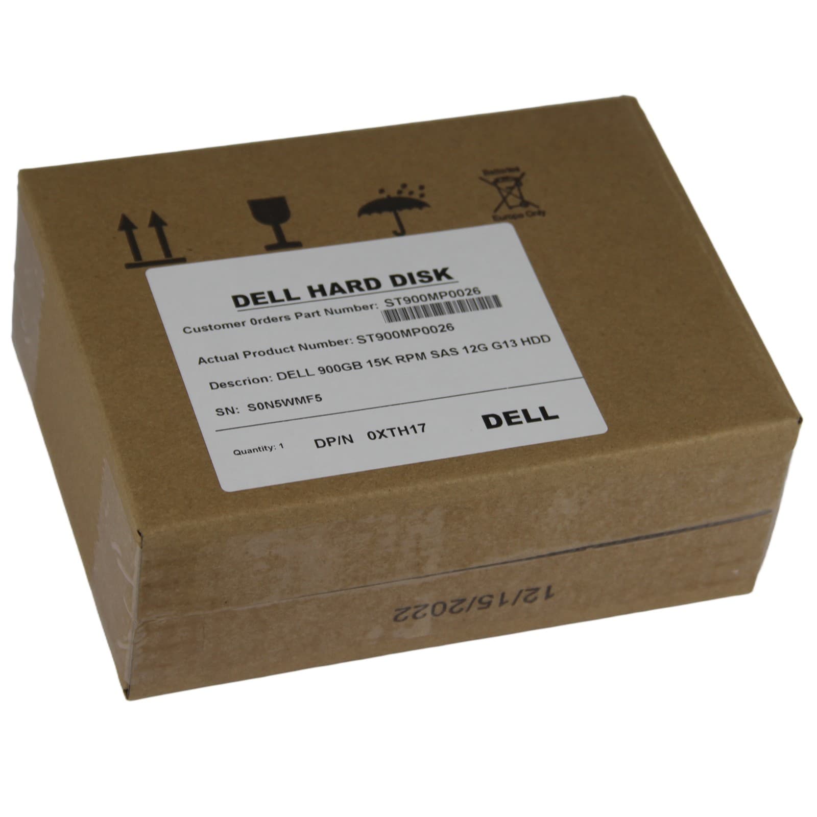 New In Box Dell 900GB SAS 10k 2.5" 6G HDD XTH17 Seagate ST900MP0026 3