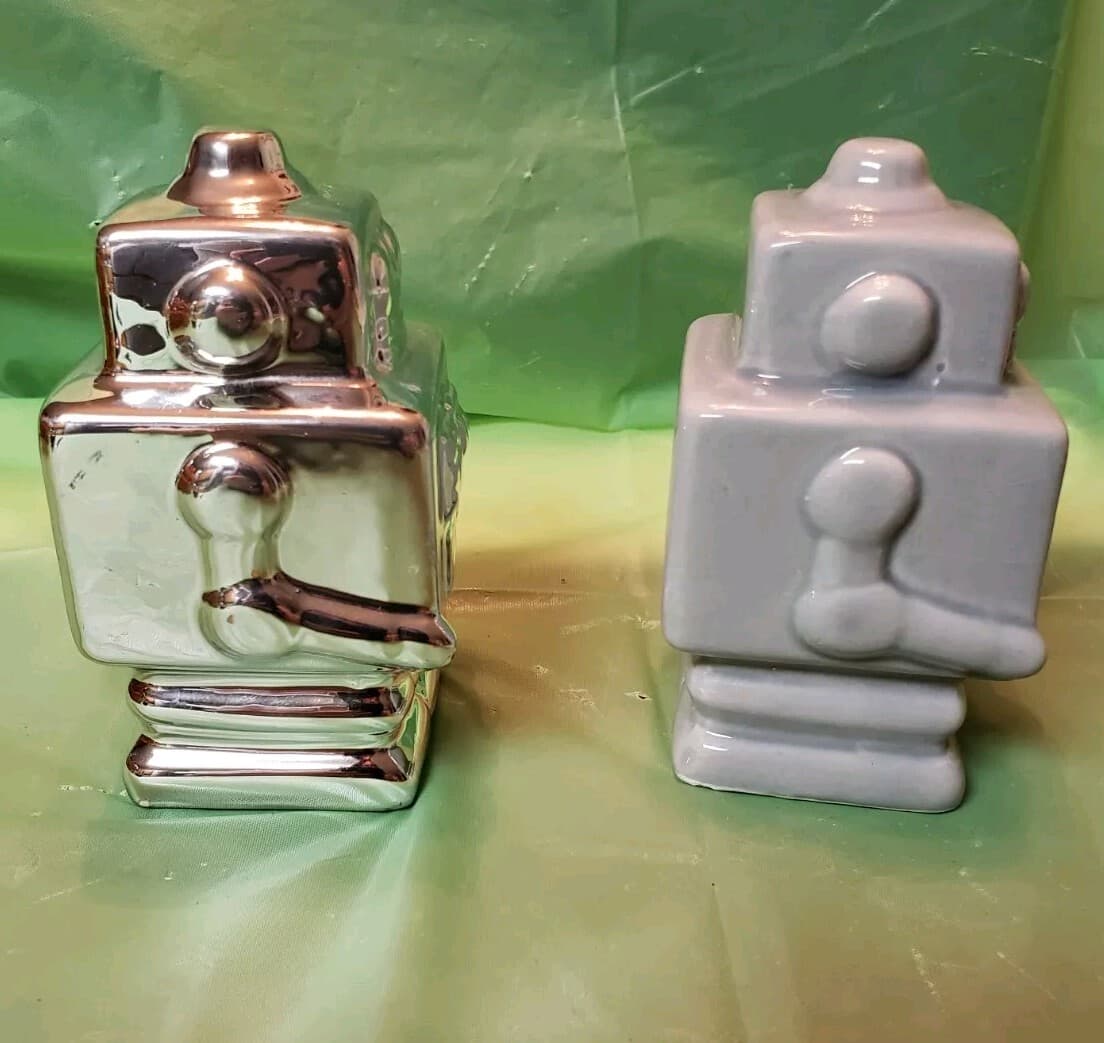 Pair Of Ceramic Robots 2