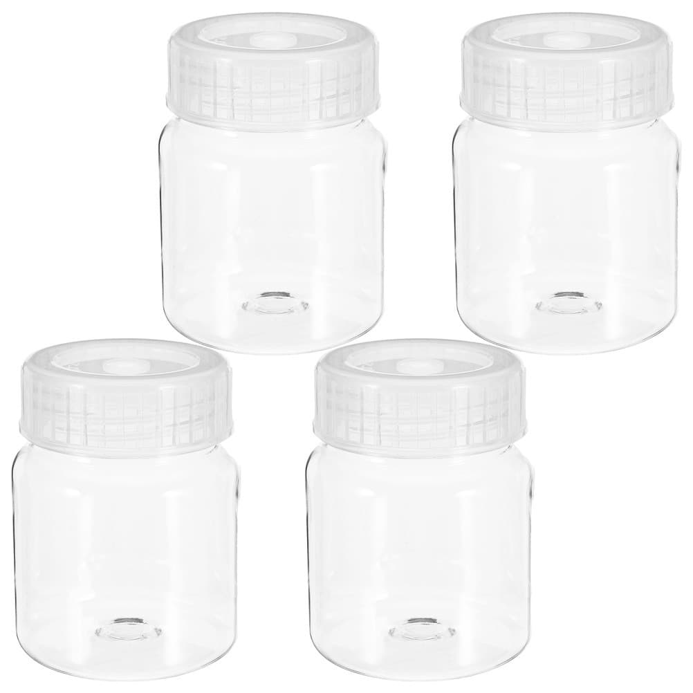  4 Pcs High Temperature Resistant Tissue Culture Bottle Laboratory Water Bottles