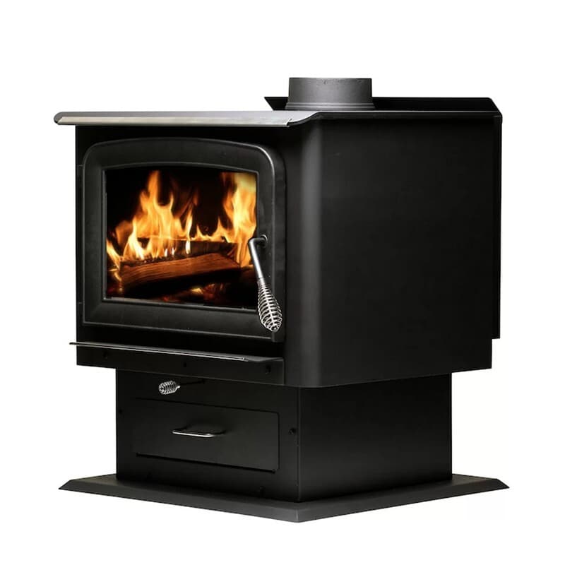 Ashley Large Wood Burning Stove - Heats Up To 2500 Square Feet 3