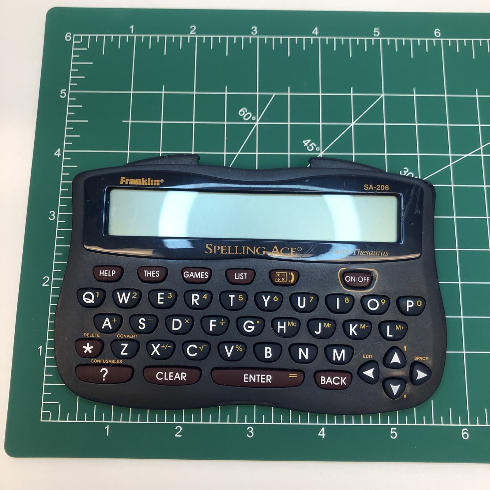 Franklin Spelling Ace SA-206Plus Electronic Spelling Missing Cover Works Great 3