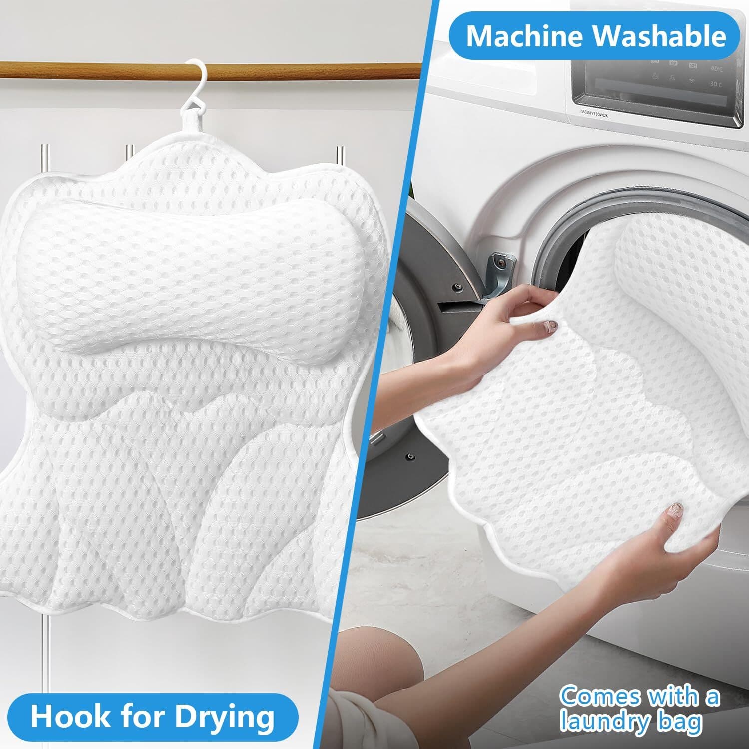 Almohada de baño Almohada de bañera, Almohadas de baño de lujo para bañera.neuvo 6