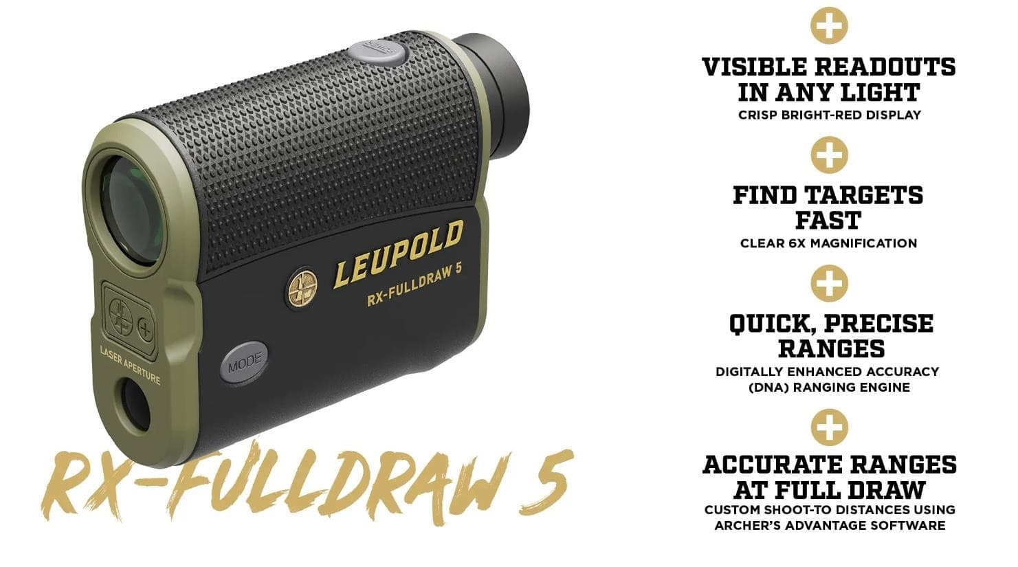 New Leupold RX-FullDraw 5 Archery Digital Laser Rangefinder 182444 5