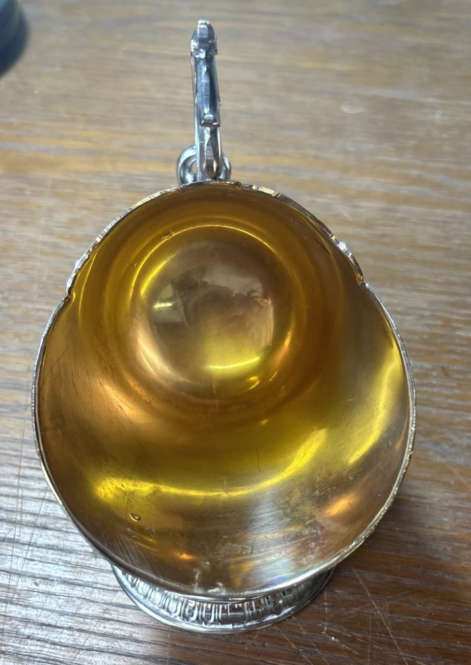 Elegant Vtg. Leonard Silver-Plated Sugar Scuttle with Scoop - Made in Japan 3