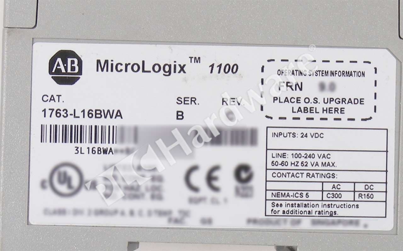 Allen Bradley 1763-L16BWA /B MicroLogix 1100 120/240VAC Power Logic Controller 6