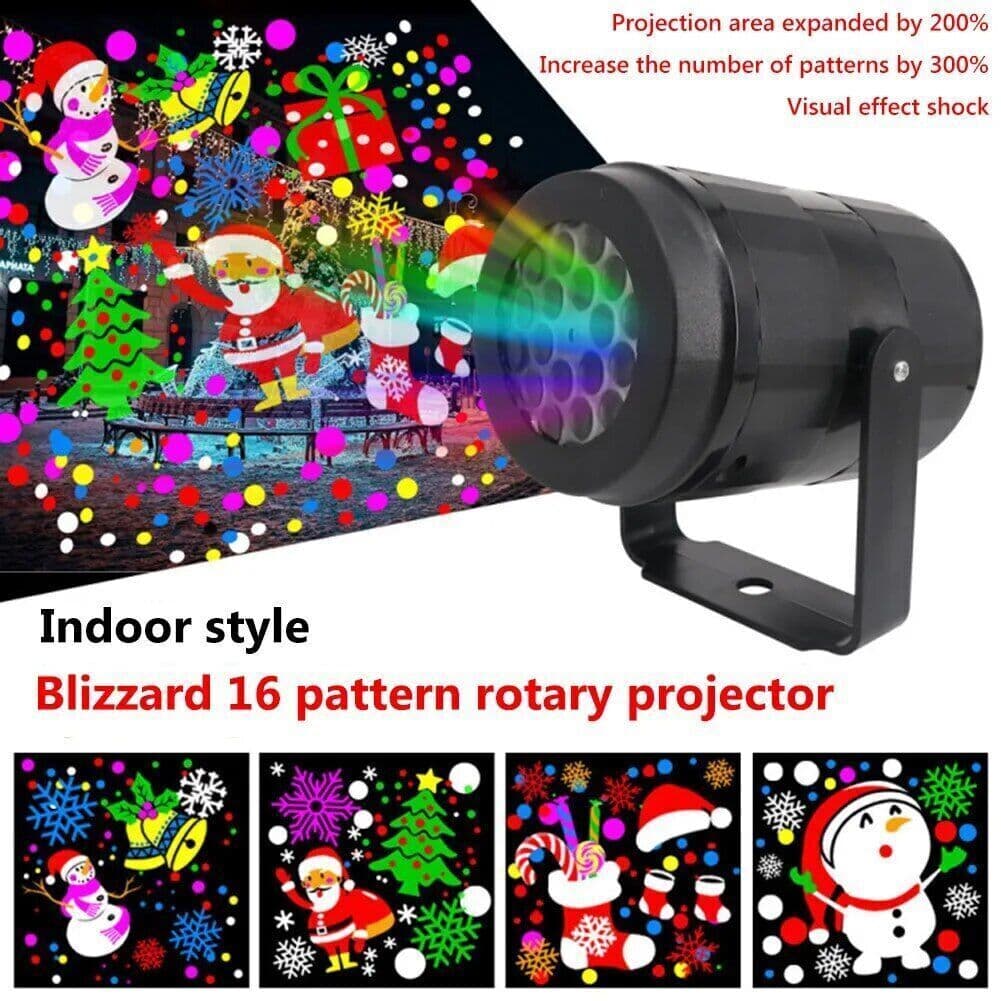 Christmas LED Laser Projector Lights Rotate Projection Lamp Indoor Outdoor Decor 5