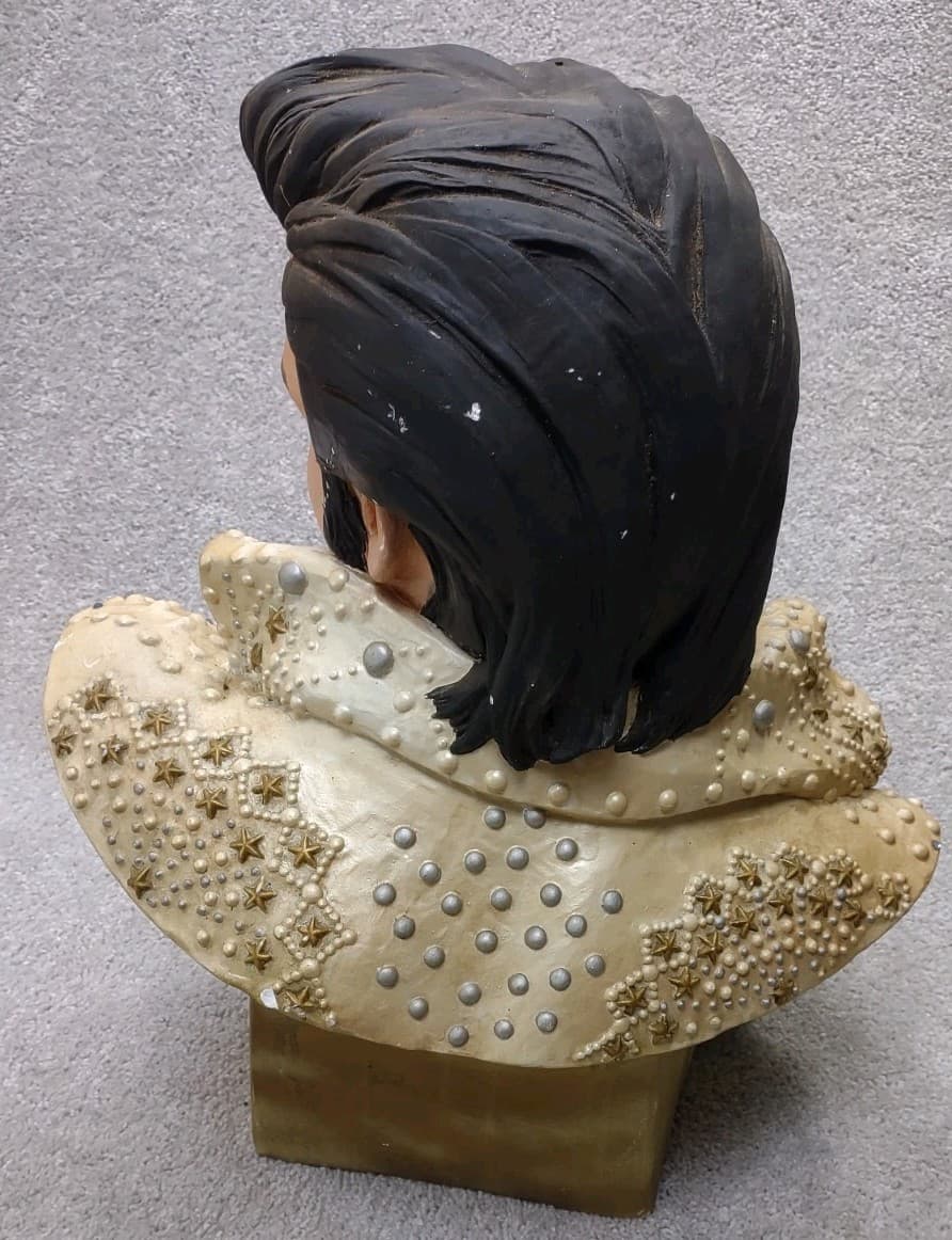ELVIS PRESLEY BUST Chalkware Life Size Rare 5