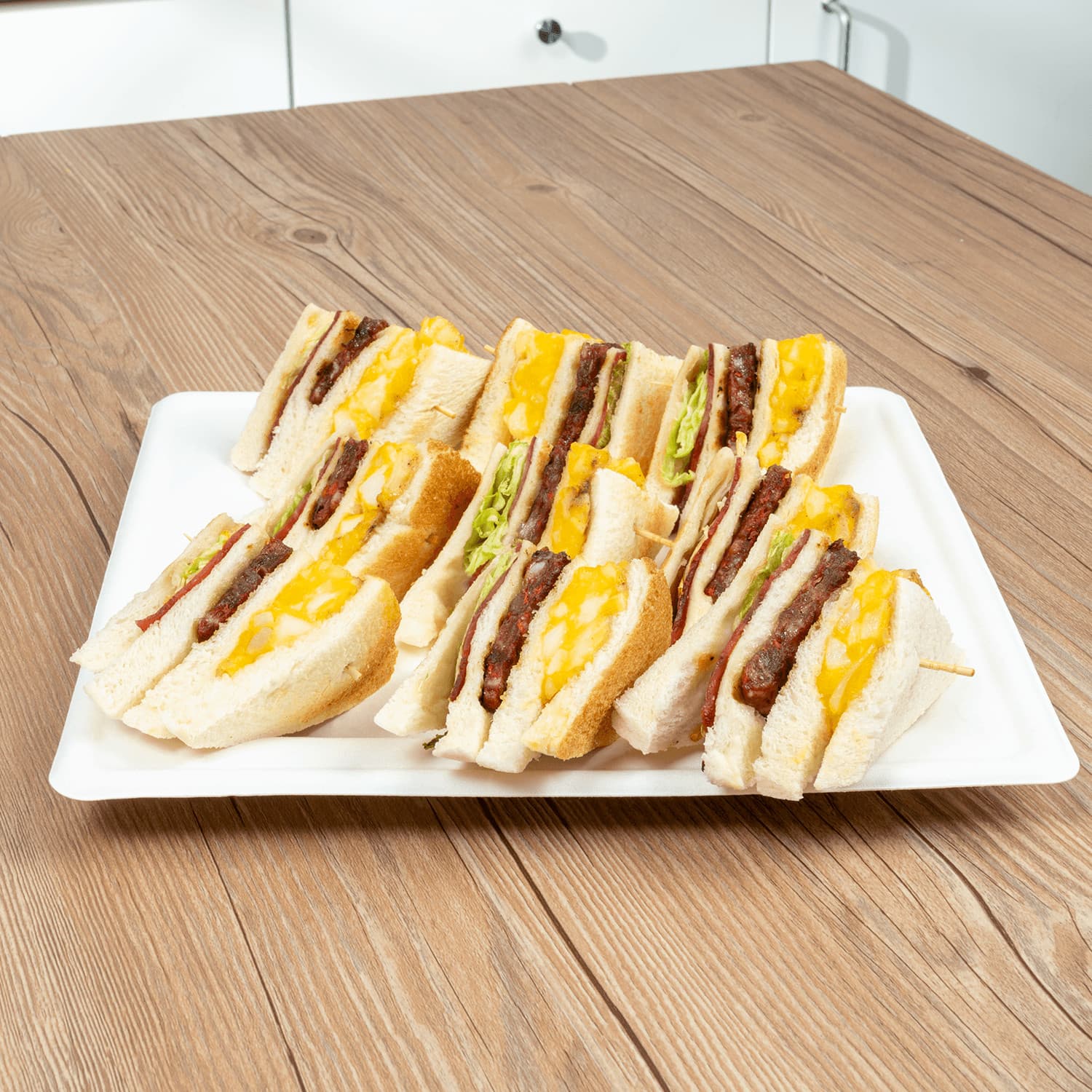 Karat Earth 10”x 10” Paper Square Plate, PFAS Free, Molded Fiber, White - 500 pc 4