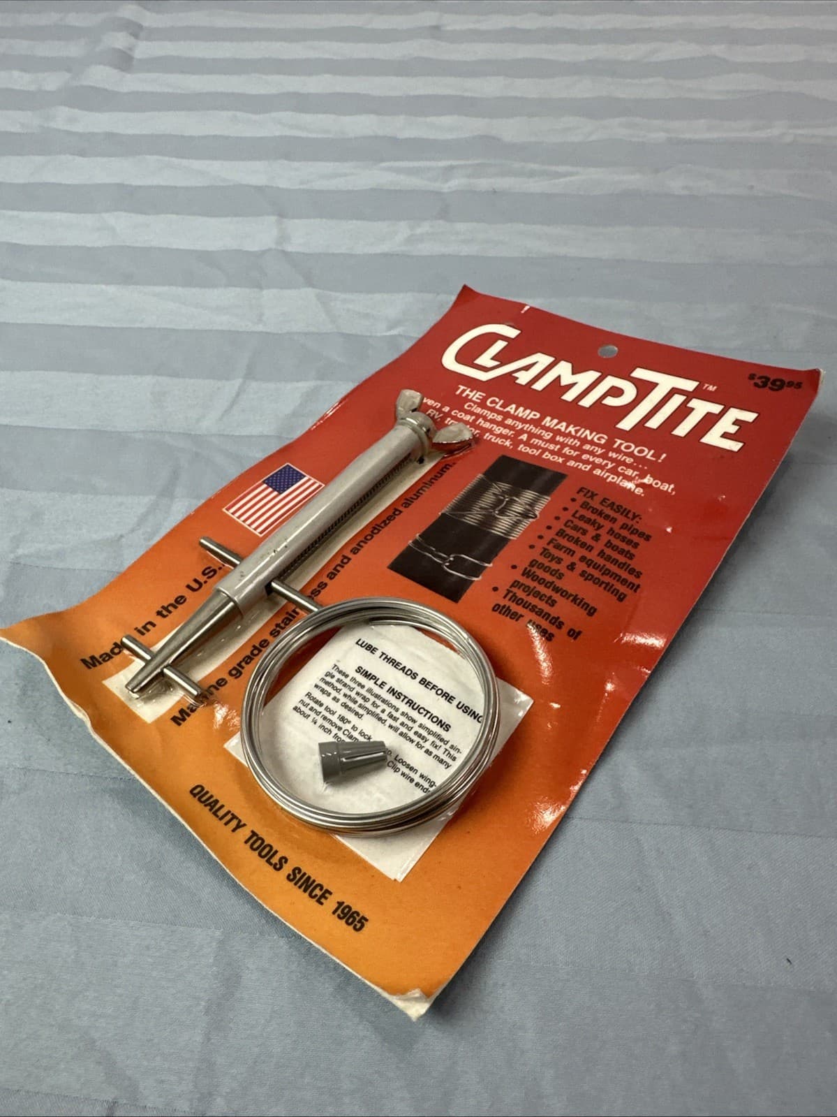 CLAMPTITE Tool Clamping Clamp Making Professional Wire Clamps USA New Other 3