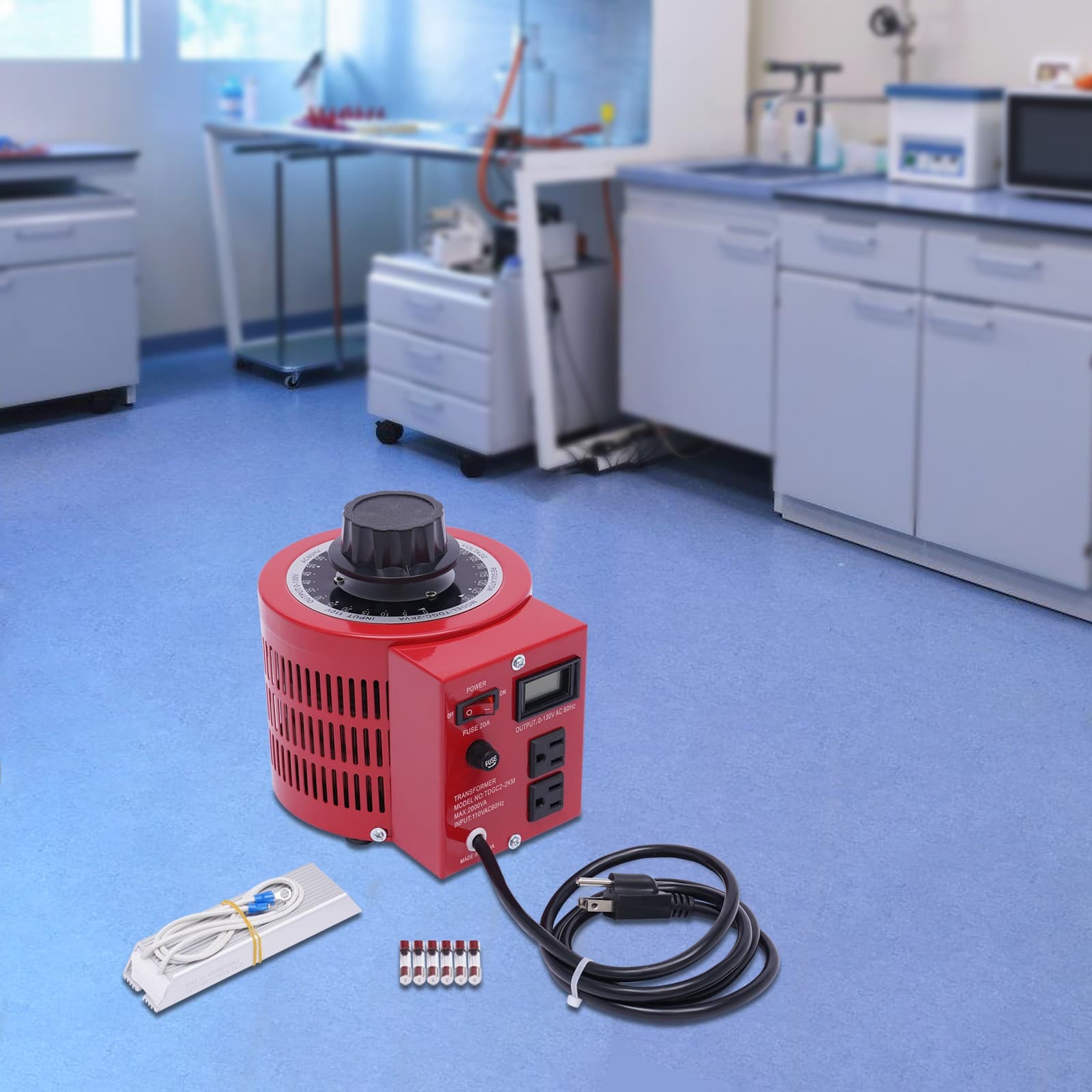 20Amp Variable Transformer Auto AC Voltage Regulator Power Supply 2000VA Max US 2