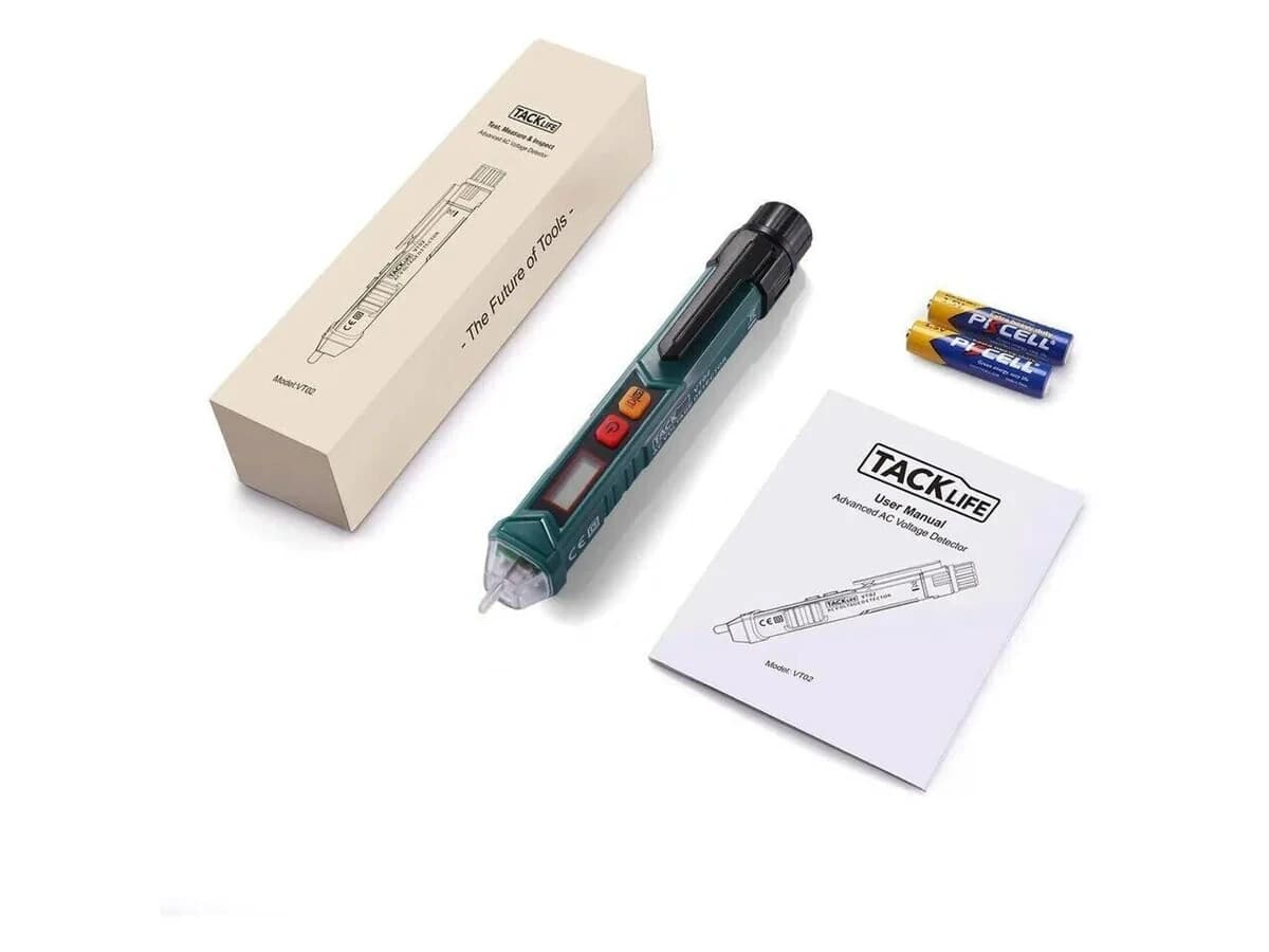 TACKLIFE Advanced AC Voltage Detector VT02 Blue, Test, Measure & Inspect. 2