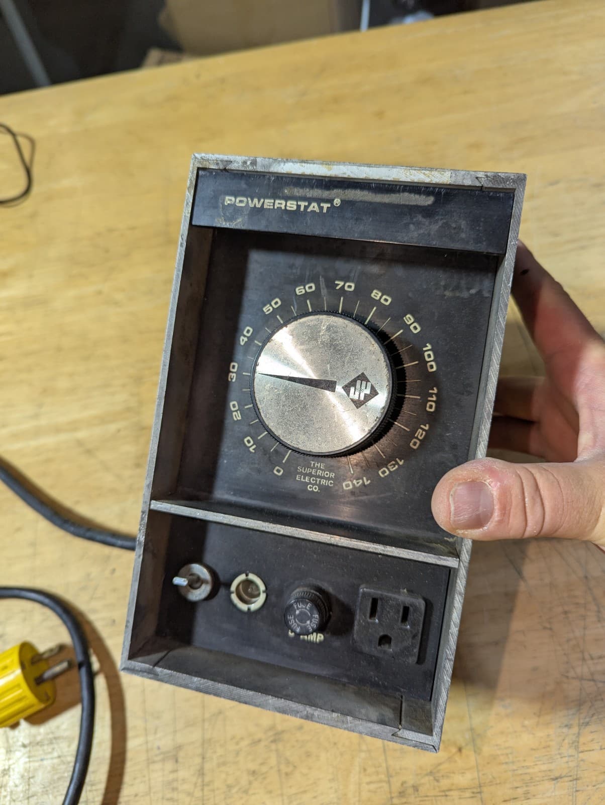 Superior Electric Powerstat N21 Variable Autotransformer WORKS, SEE CONDITION 3