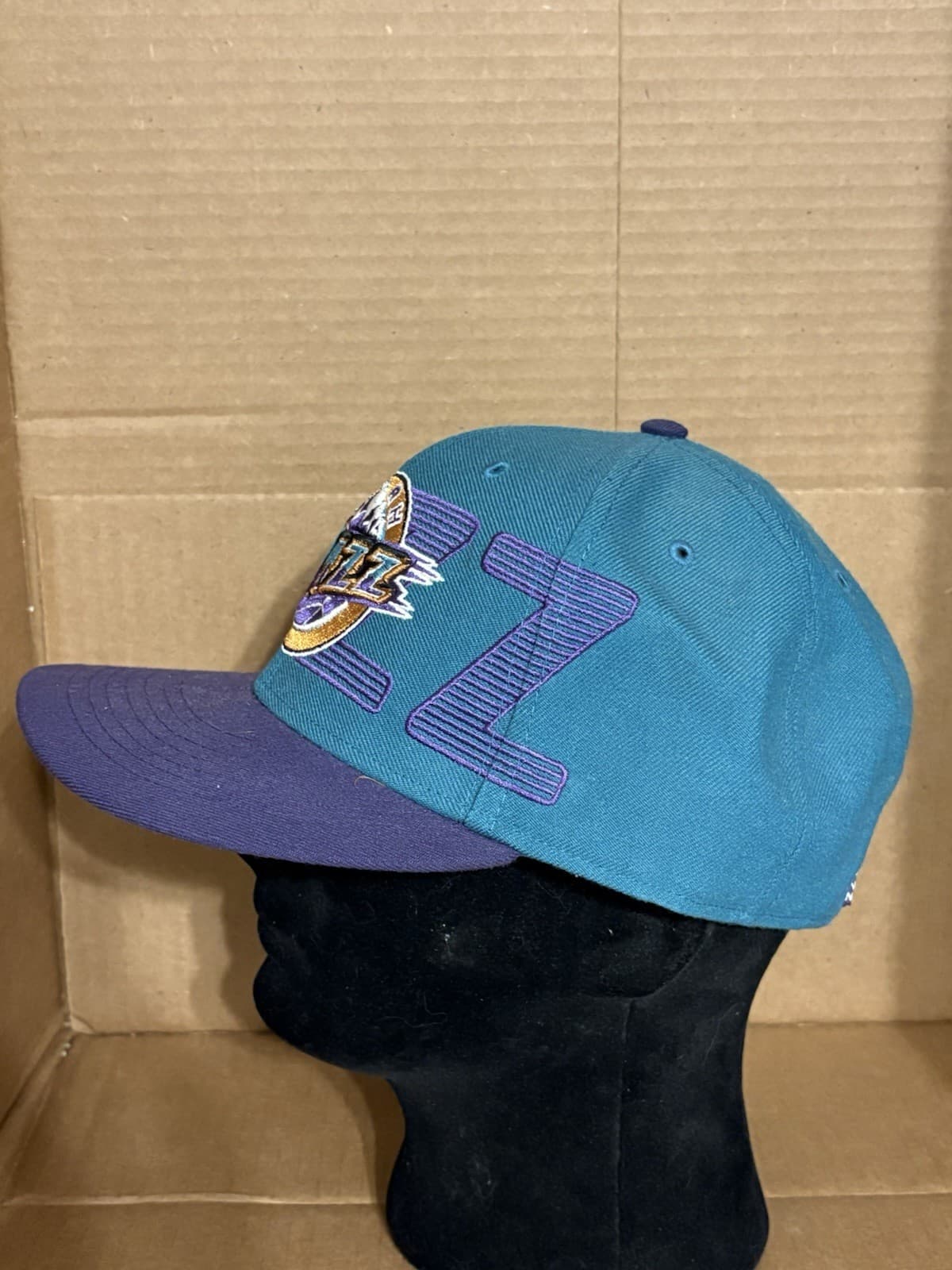 Brand 47 Vintage Style NBA Utah Jazz Snapback Hat Hardwood Classics Mens OSFA 2