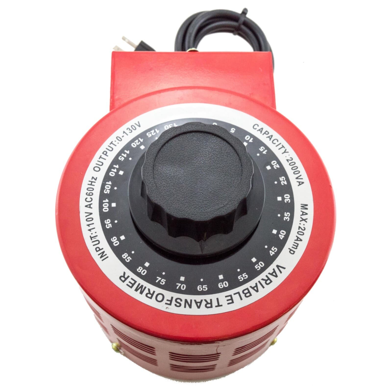 20 Amp Variable Transformer, 2000va Max, 0~130 Volt Output 2