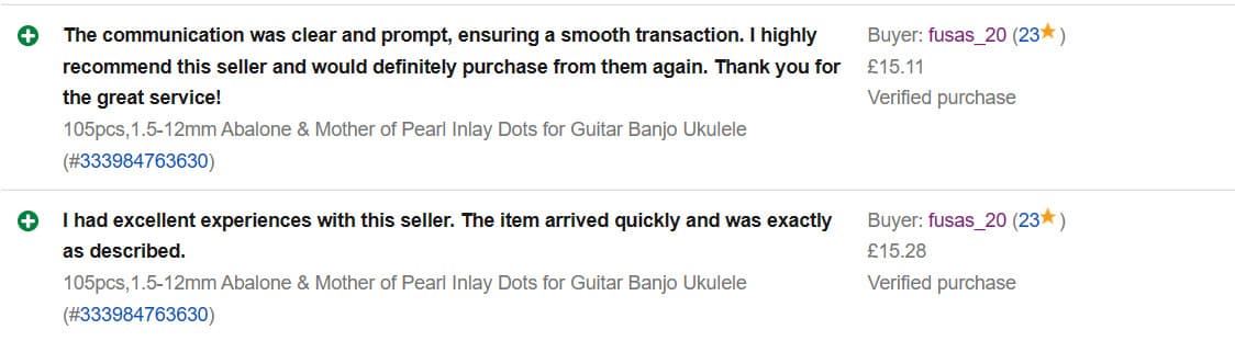 105pcs,1.5-12mm AB & MOP Inlay Dots for Guitar Banjo Ukulele 6