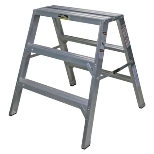 Warner Tool 10227 - 35" x 28-1/2" EZ-Stride Step-Up Bench Drywall Step Ladder 2