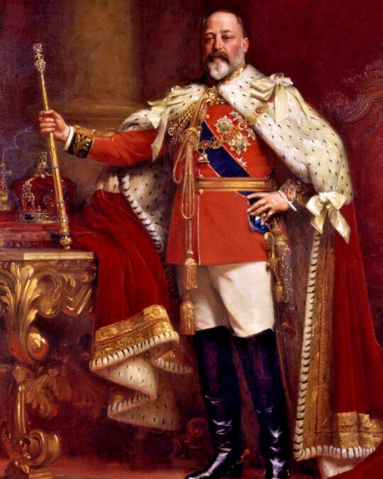 KING EDWARD VII OF THE UK Glossy 8x10 Photo Print Painting Poster