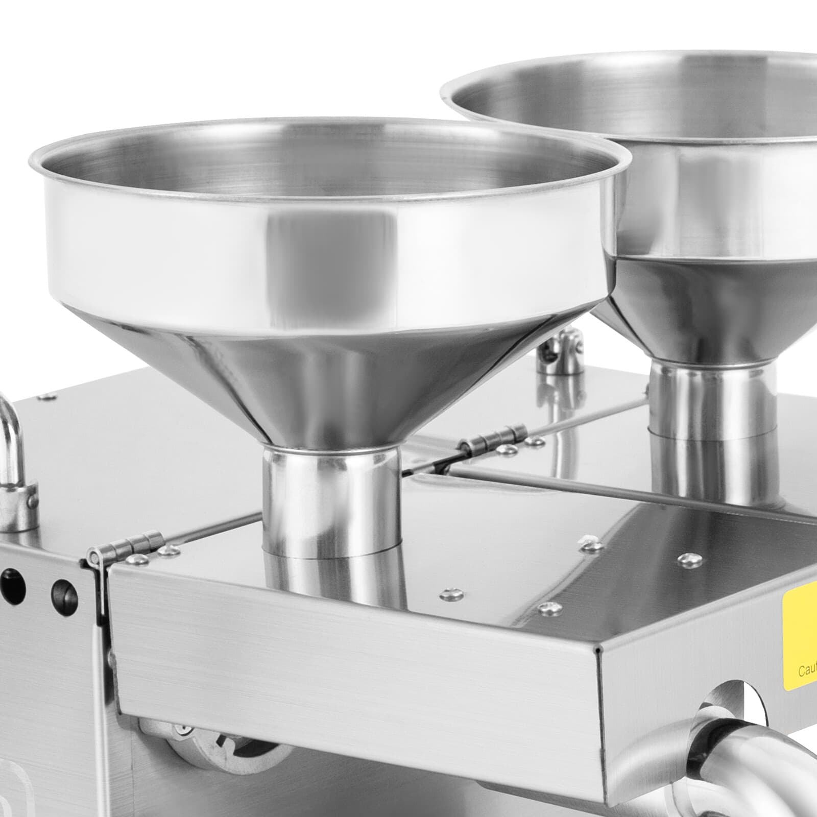 Double Head Oil Press Machine Stainless Steel Oil Extractor Hot & Cold Oil Press 4