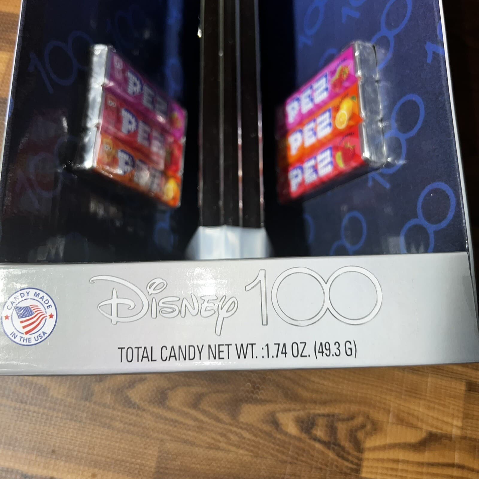 DISNEY 100 Giant Chrome Mickey Mouse PEZ Candy Roll Dispenser Brand New 5