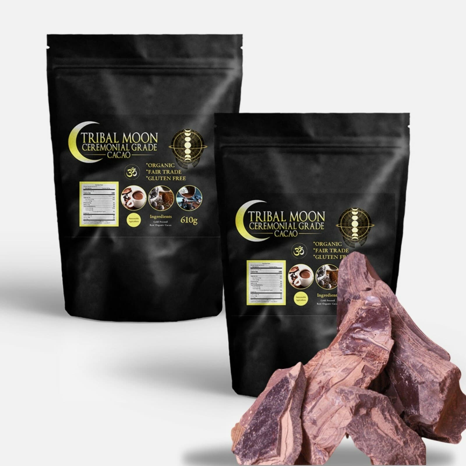 BULK 1.22kg Tribal Moon Ceremonial Grade Cacao - ON SALE NOW