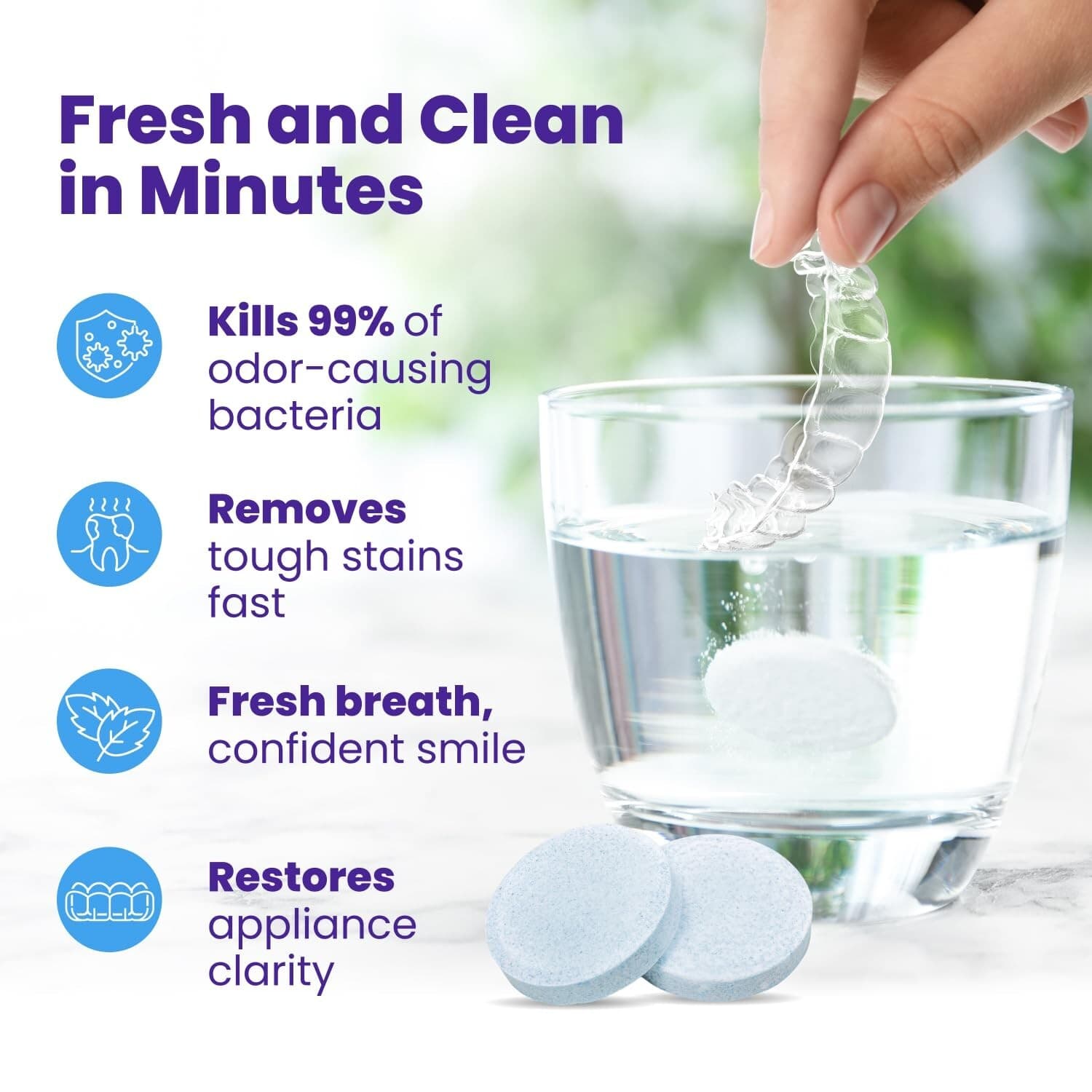 Retainer Brite Box Tablets 96ct, 3 Month Supply Pack Of 4 - 384 Count 3