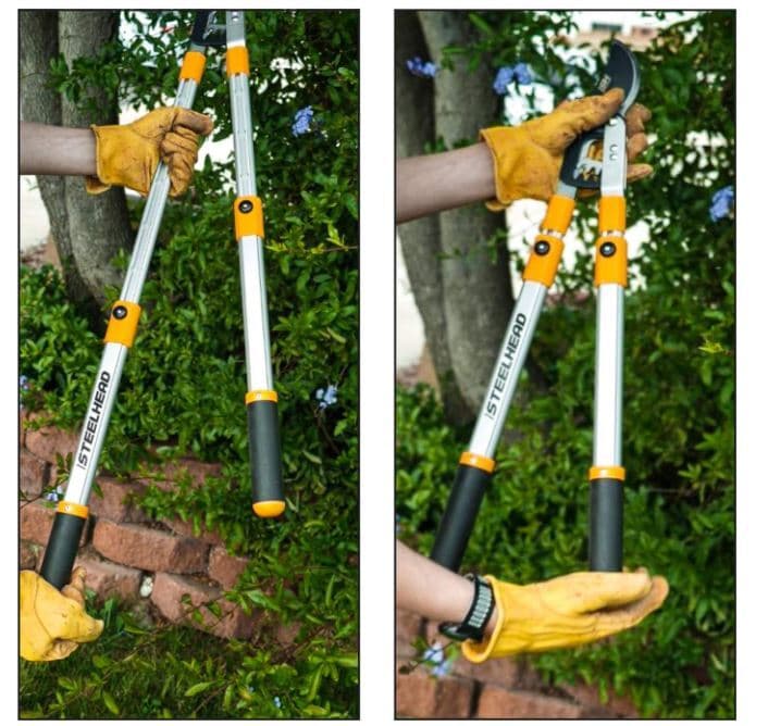 Telescopic Ratchet Loppers Heavy Duty Branch Trimmer Cutter Tree Yard Work BEST 2