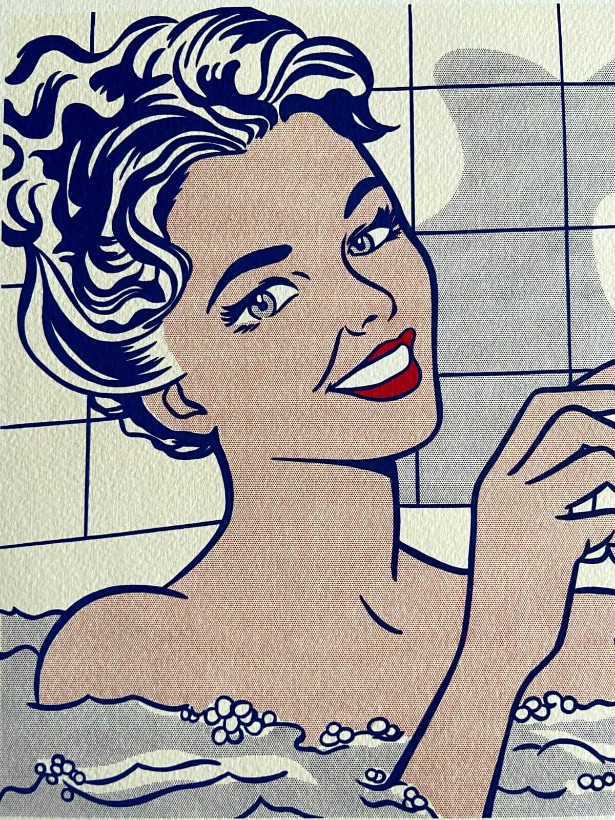 Roy Lichtenstein Lithograph COA Original Signed Numbered By Hand Rare 3