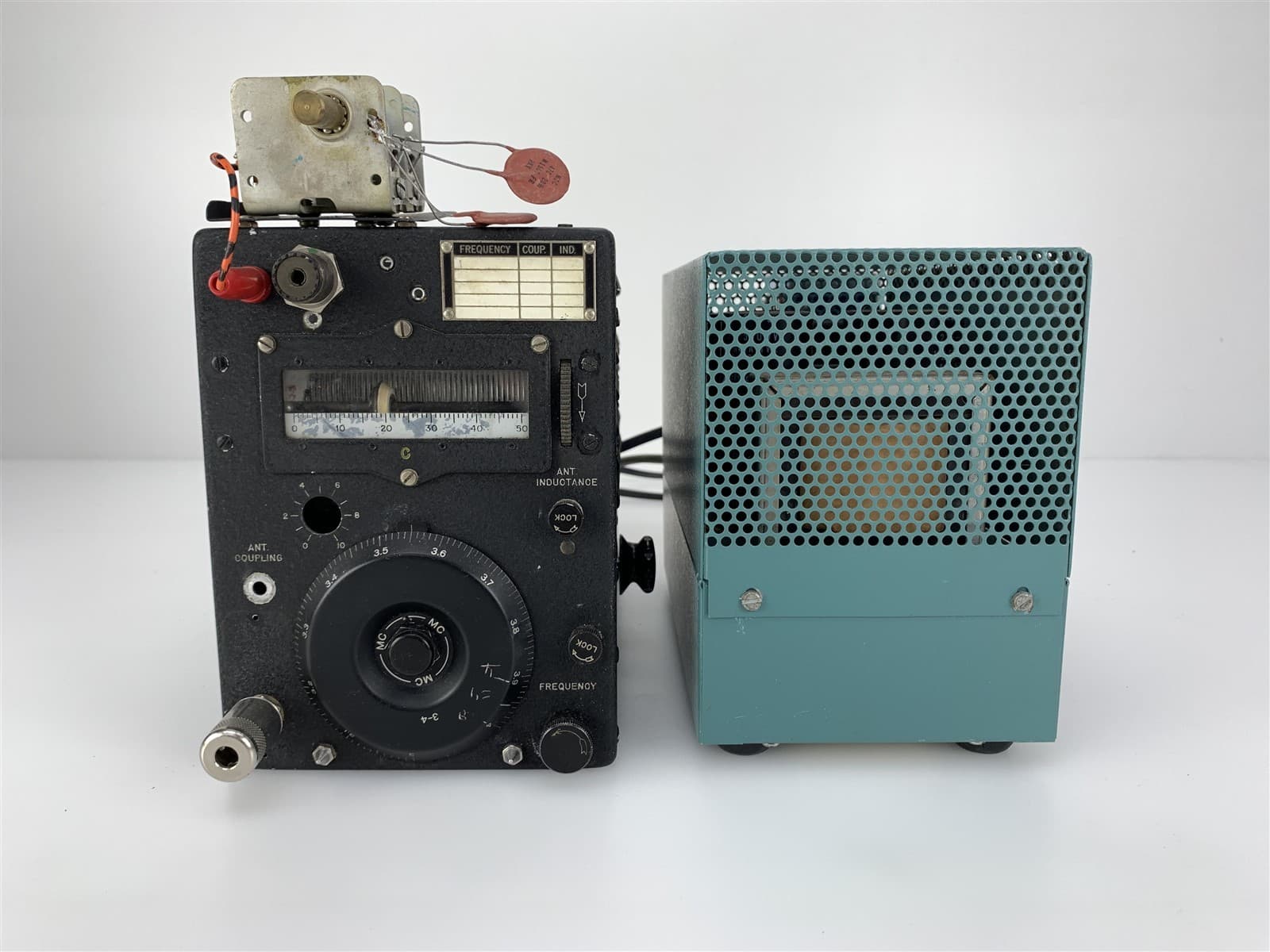 Heathkit PS-23 Power Supply with ARC Aircraft Radio Corp T-21/ARC-5 Transmitter 2