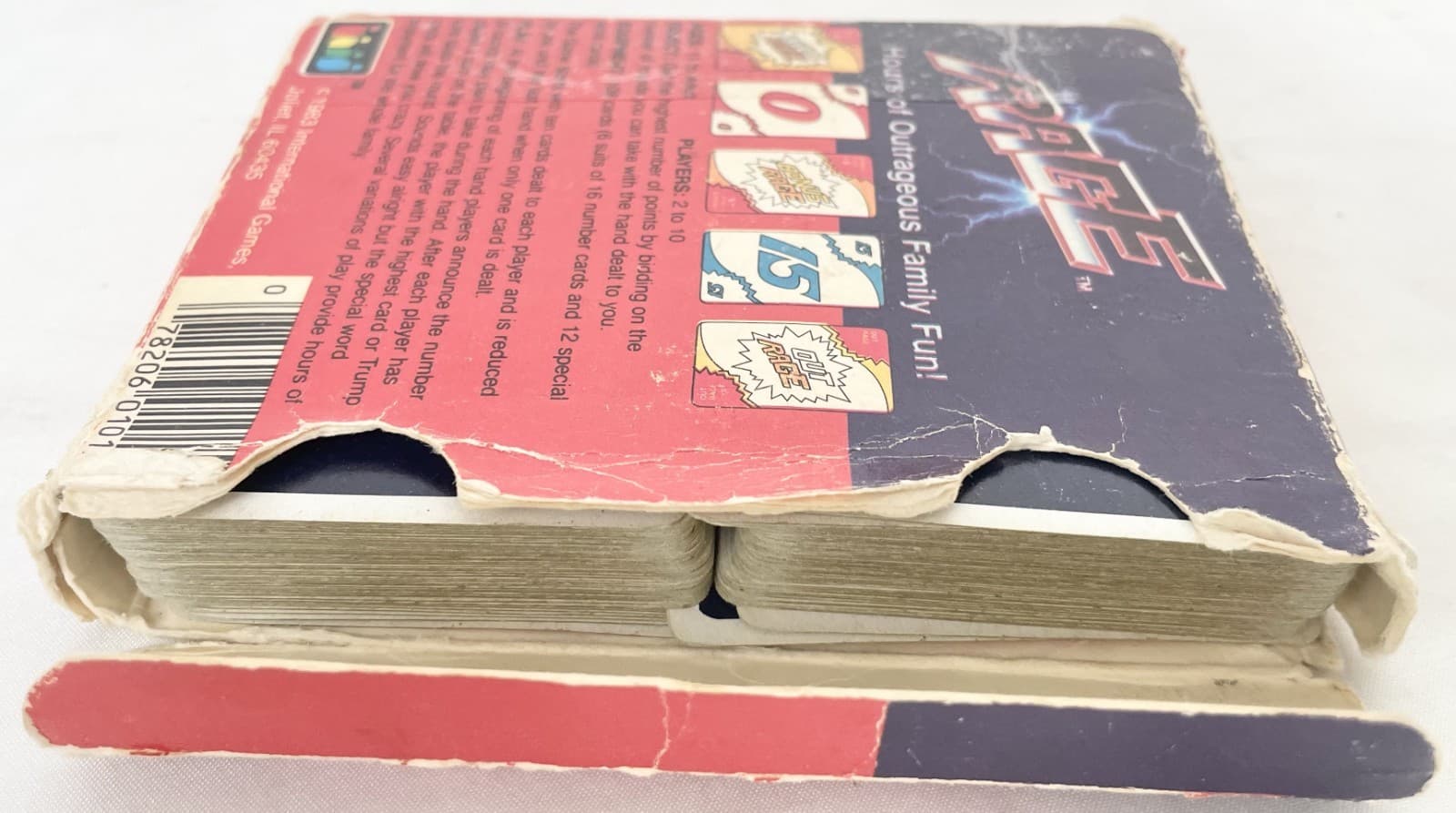 VTG Rage UNO 1983 Rough Box + Dixie Rook 1919 Complete + Flinch 1938 4