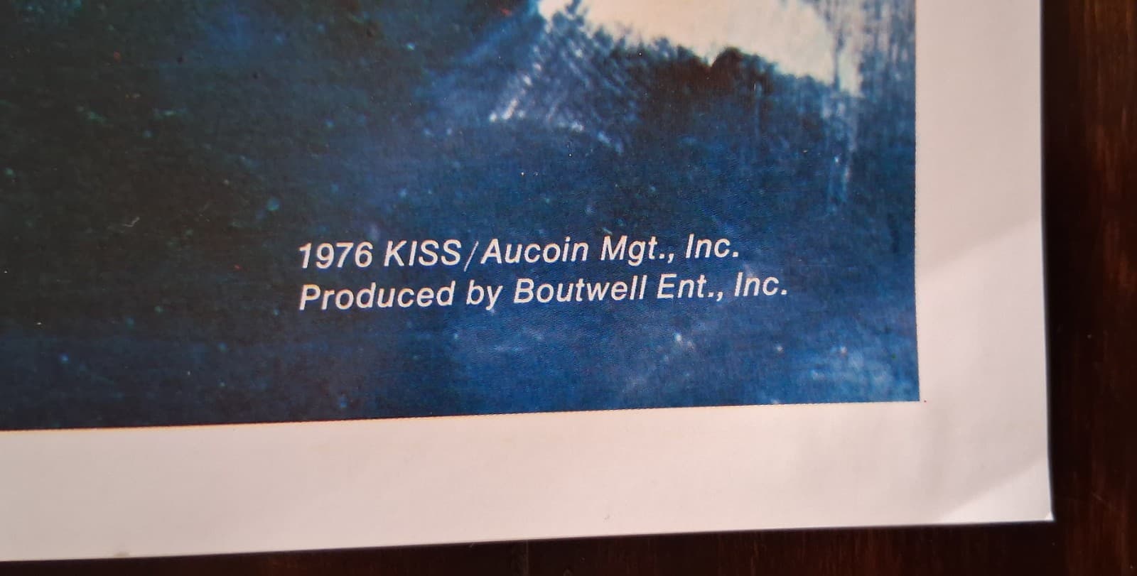 VG+ KISS Destroyer Vintage Poster 1976 AUCOIN 22 x 34 Gene Simmons - NEW NOS 3