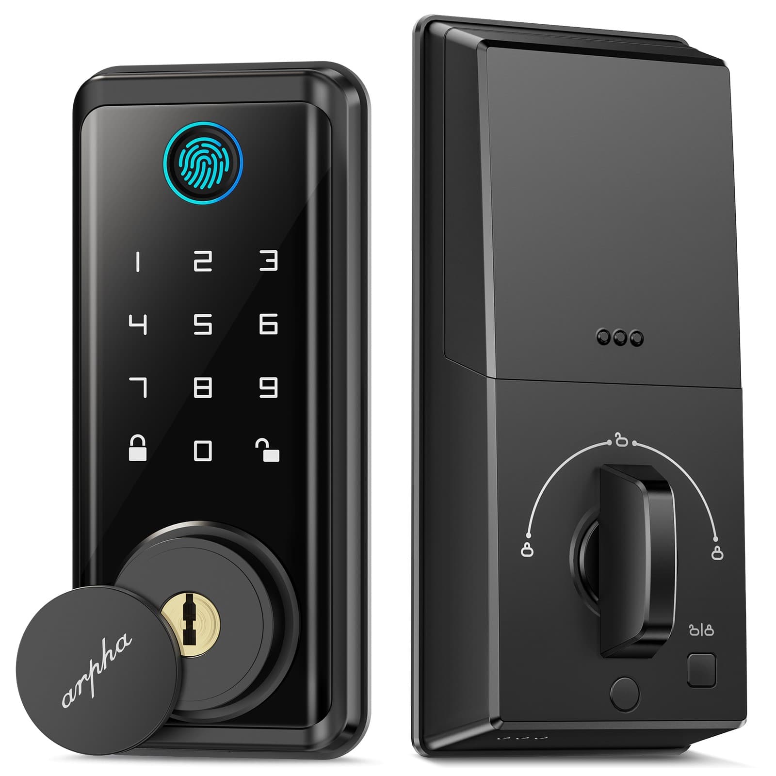 ARPHA Keyless Entry Smart Door Lock Fingerprint Electronic Keypad App Control