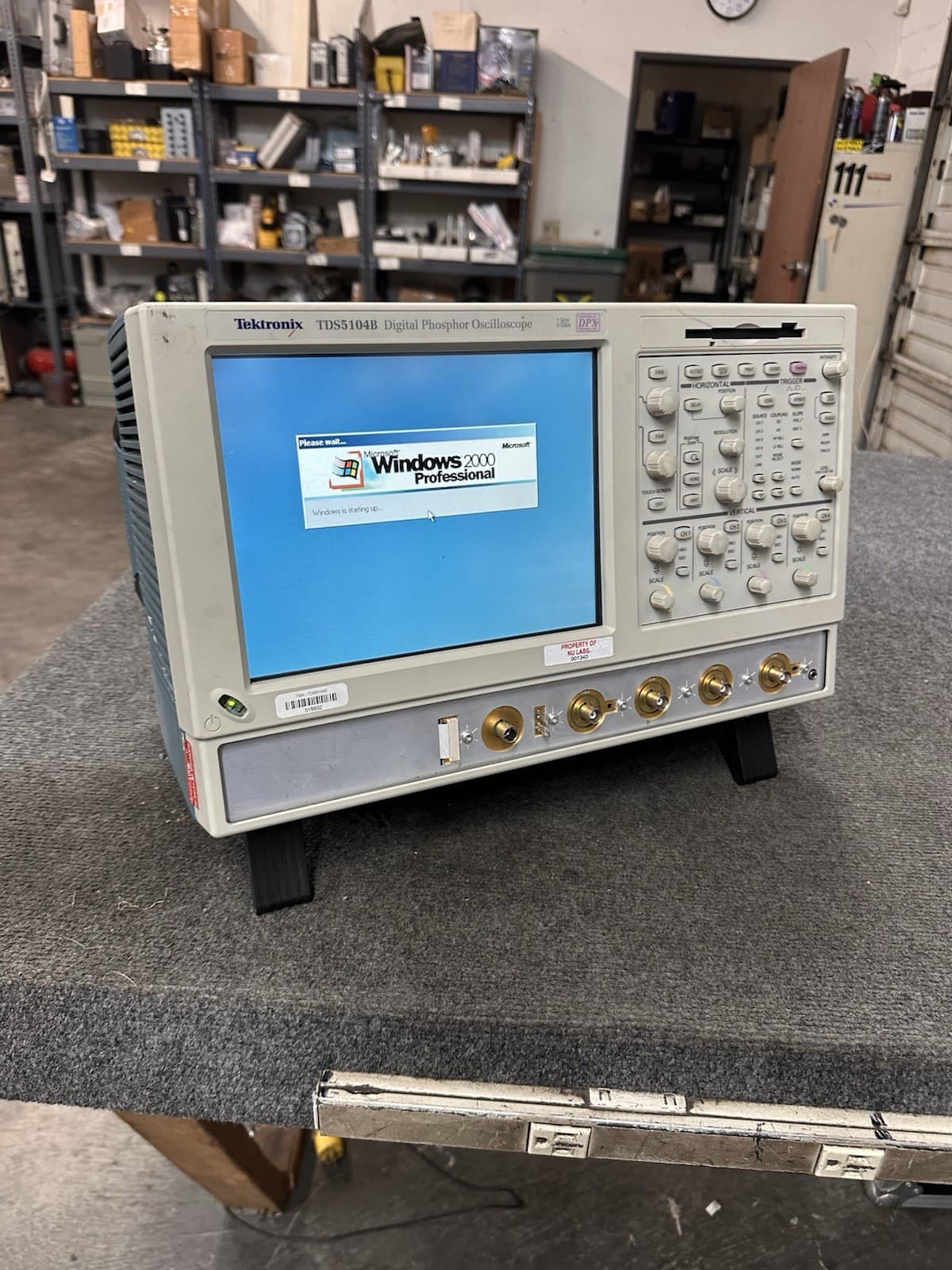 Tektronix TDS5104B Digital Phosphor Oscilloscope w/ 3M Opt Passes Self-Test READ 5