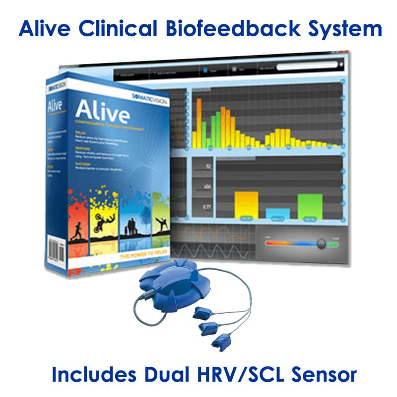 Alive Pro 1 SCL+ HRV Biofeedback Complete Super User System 