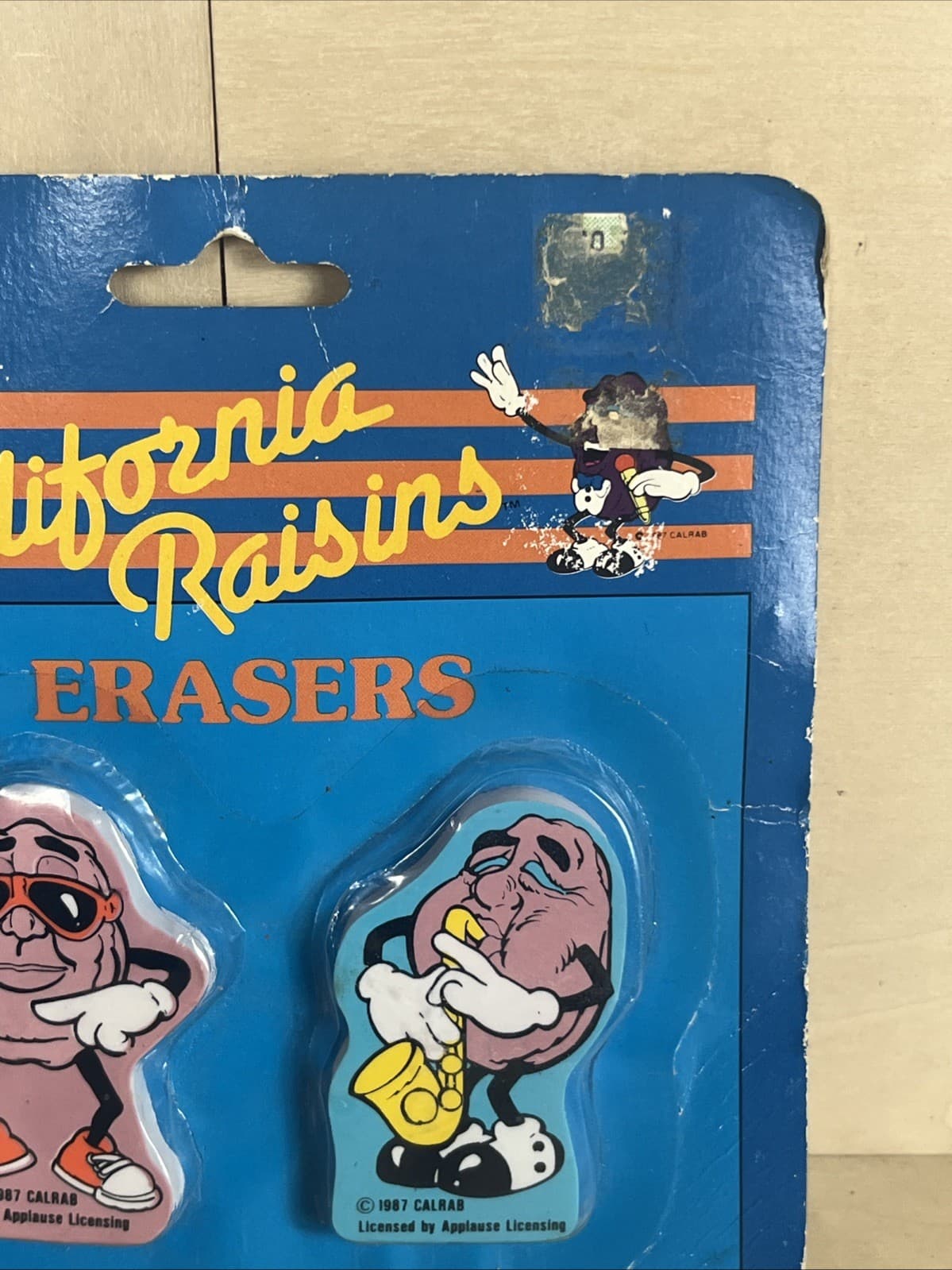 Vintage 1987 California Raisins Erasers Sealed 4
