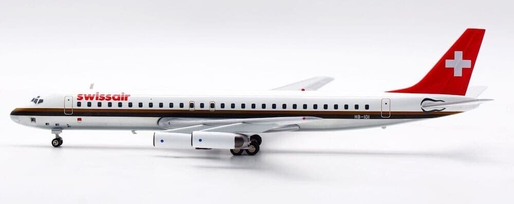 Inflight B-862-SR-IDI-P Swissair Douglas DC-8-62 HB-IDI Diecast 1/200 Jet Model 6