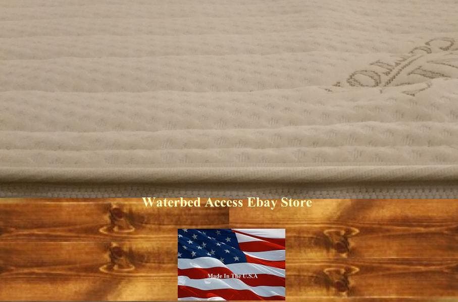 California King Bamboo Zipper Mattress Cover for Hardside Waterbeds 2