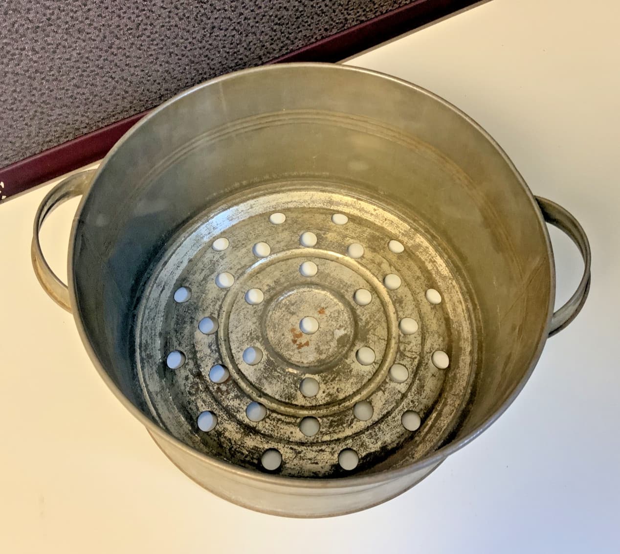 Vintage Steamer Strainer 10”  2