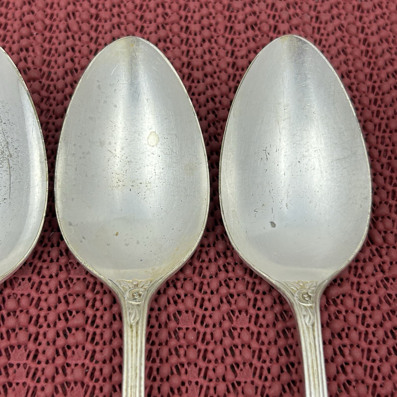 5 Oval Soup Table Spoons 1952 ENCHANTMENT LONDONTOWN 1881 Rogers Oneida 2