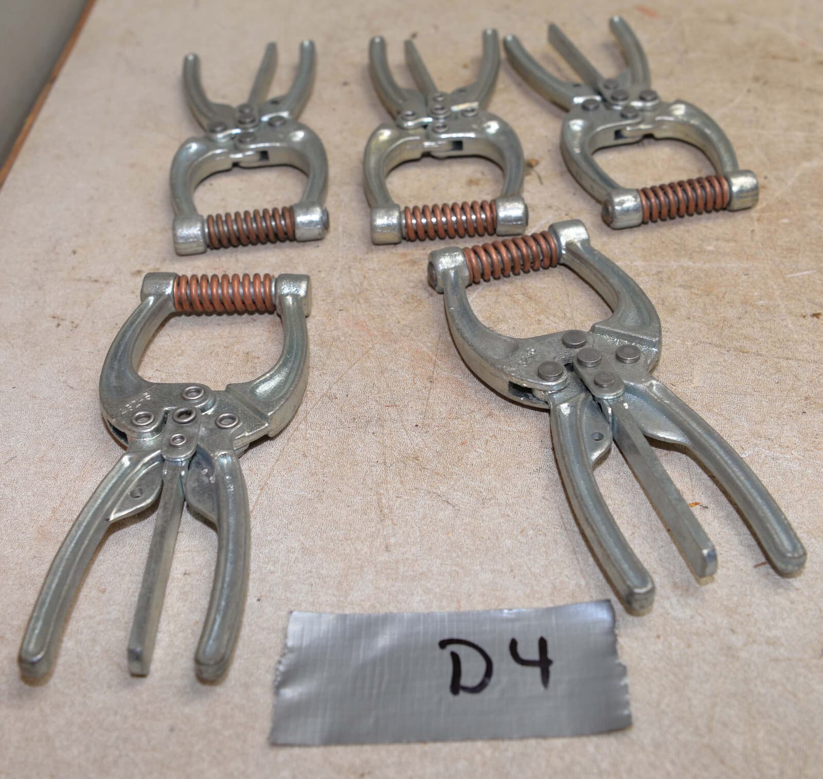 5 Destaco P/N 462 welding toggle squeeze clamp blacksmith knifemaker tool D4