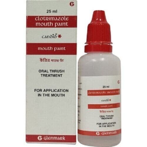Candid Mouth Paint For Oral Thrush Treatment 25 ml - Pack of 3 2