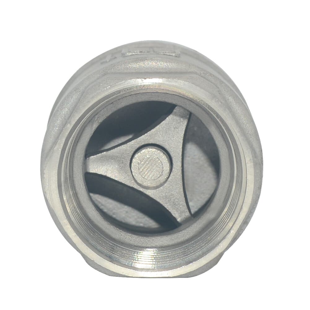 1-1/4 inch Vertical Check Valve NPT female Threaded Stainless Steel 1000psi 4