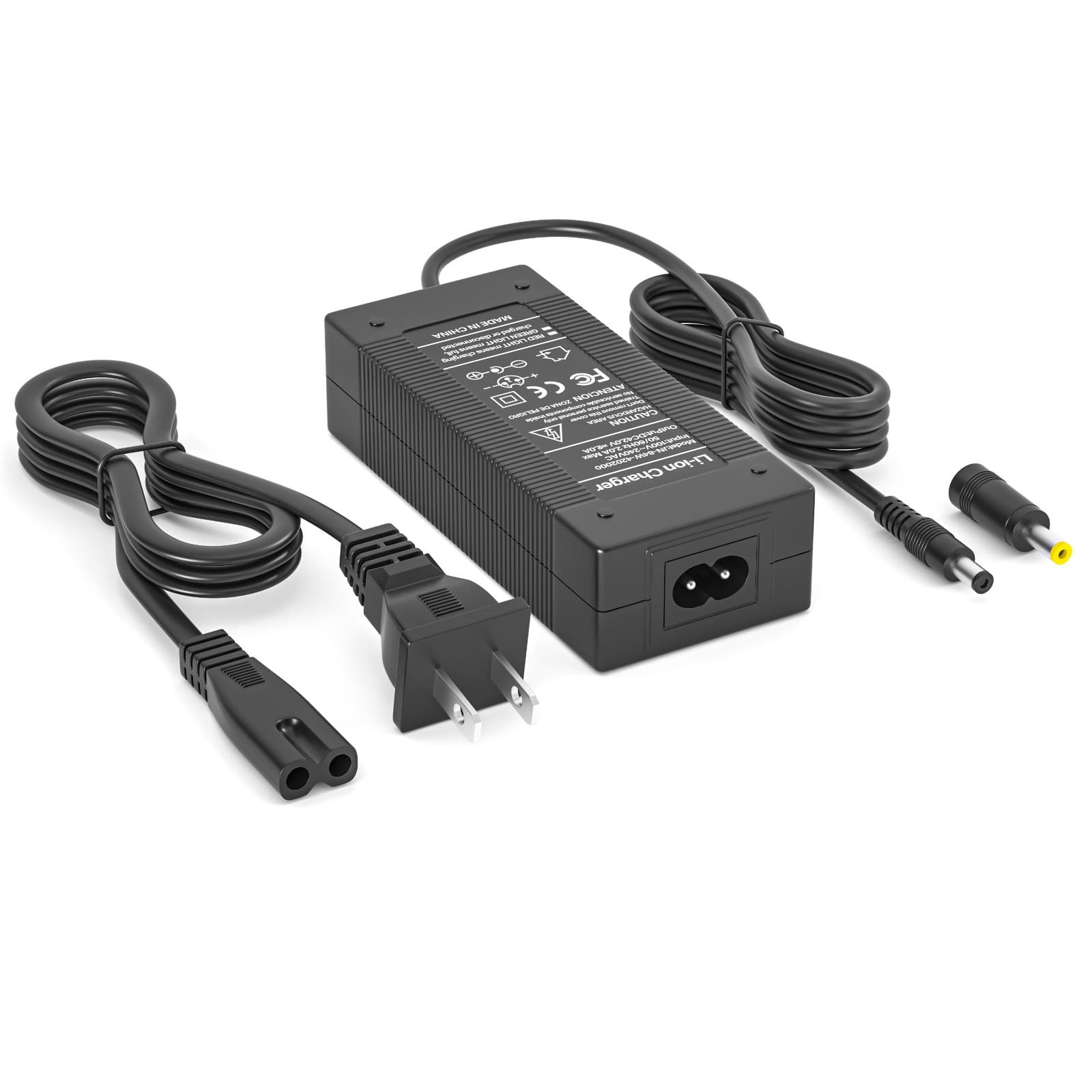 42V 2A Charger for GoTrax GXL V2, Apex, XR Ultra with 36V Lithium Battery 3