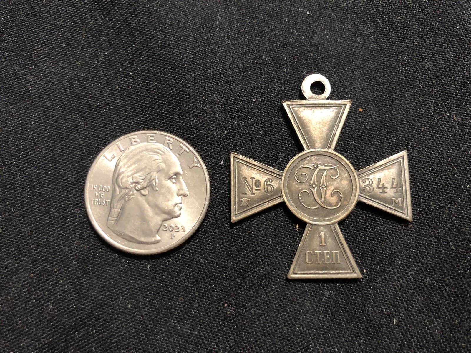Russia imperial Cross of St George order Jewelry Piece 2