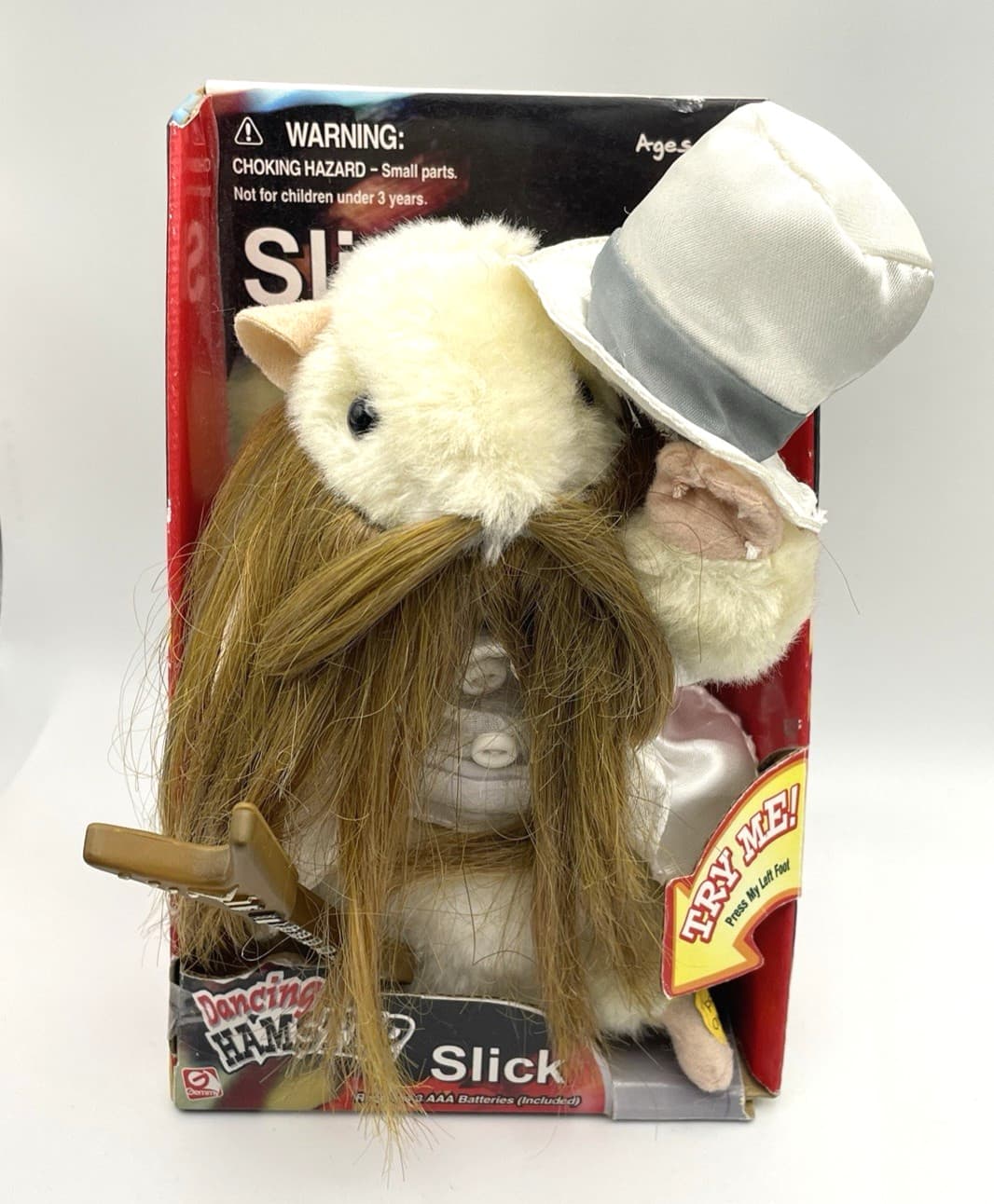 Gemmy Singing Dancing Hamster to Sharp Dressed Man ZZ Top w/original Box VIDEO 2