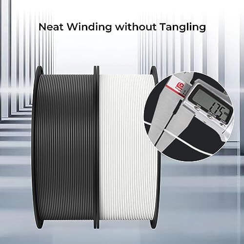 2 Pack Creality PLA Filament 1.75mm Ender PLA 3D Printer Filament for Ender 3 V2 6