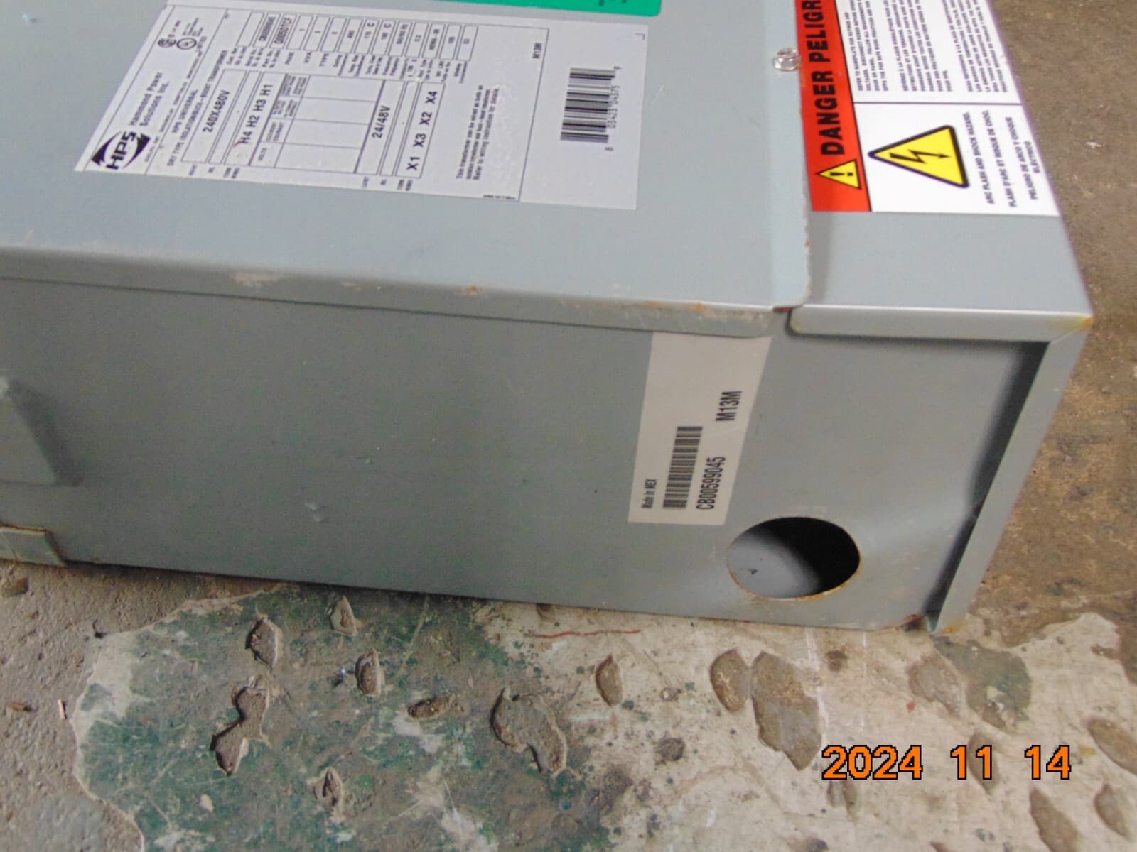 HPS HAMMOND Q005DTCF 5kVA DRY TYPE ISOLATION / BUCK-BOOST TRANSFORMER 1-PHASE 4