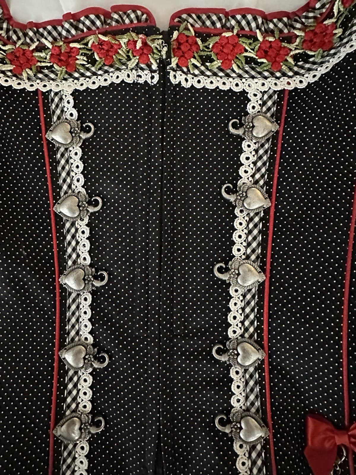 German Vest (Kruger Dirndl) Women's Size 36 German Oktoberfest Costume 2