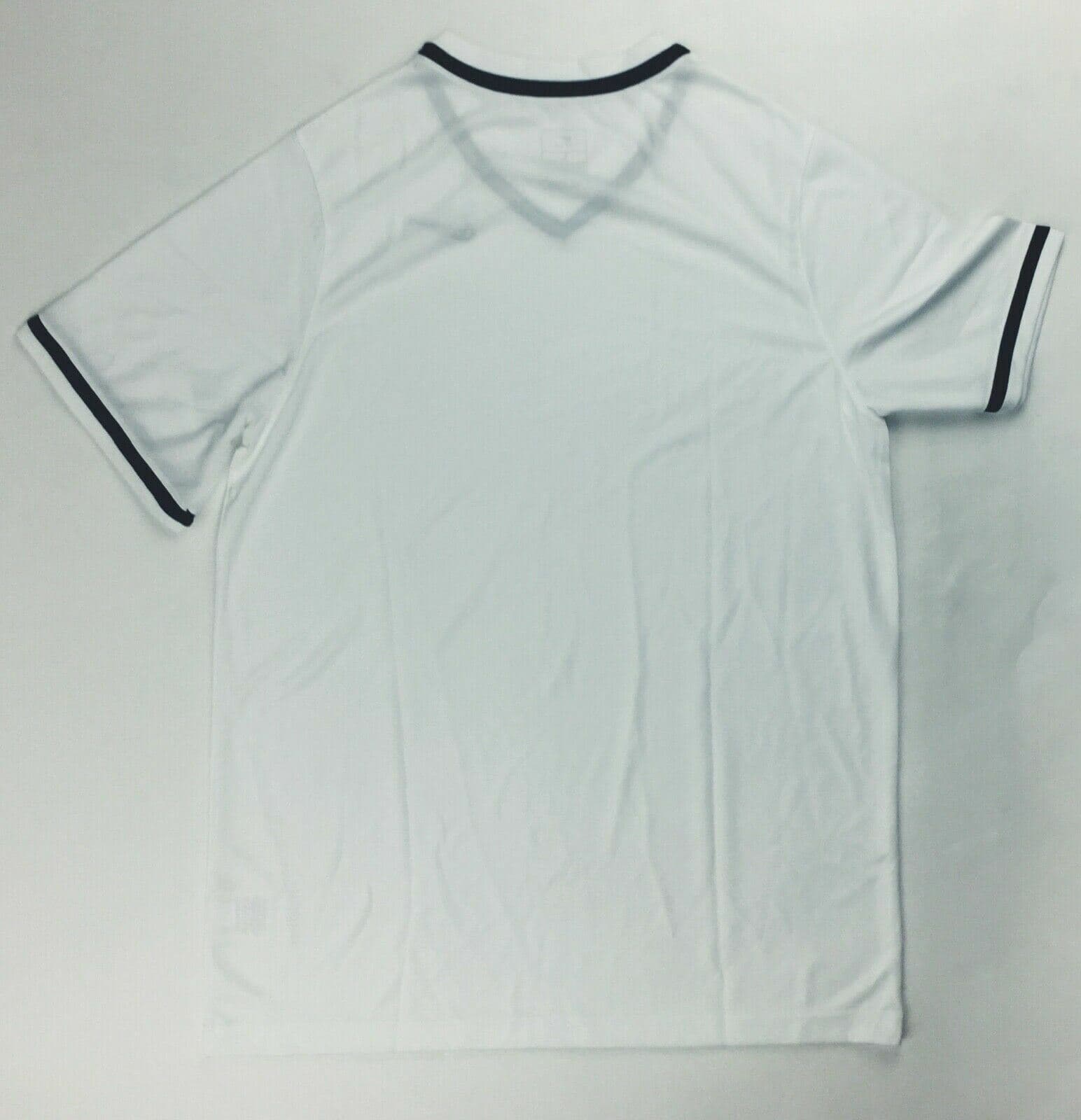 Nike Stock Vapor Select V-Neck Baseball Jersey Men's Large White Black BQ5514 2